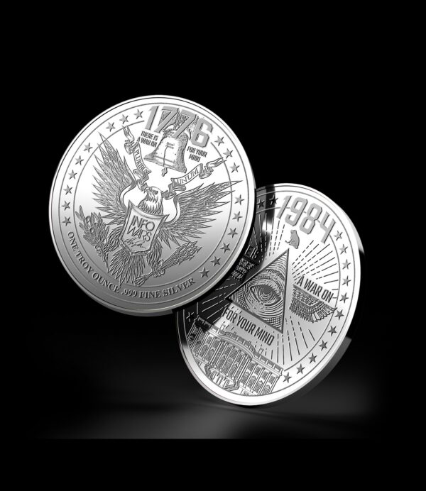 Alex Jones 1984 Vs. 1776 Silver Limi