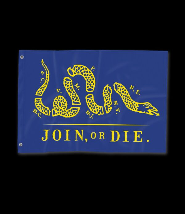 Alex Jones Join Or Die Premium Flag