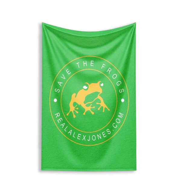 Alex Jones Save The Frogs Fleece Bla
