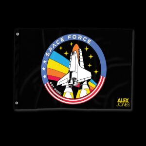 Alex Jones Space Force Premium Flag