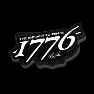 Alex Jones The Answer to 1984 Decal