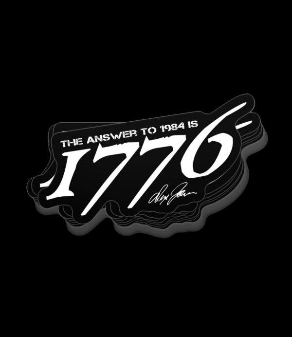 Alex Jones The Answer to 1984 Decal