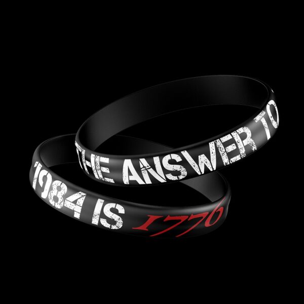 Alex Jones The Answer to 1984 Wristb