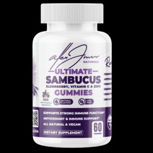 Alex Jones Ultimate Sambucus Gummies with Elderberry, Vitamin C, & Zinc