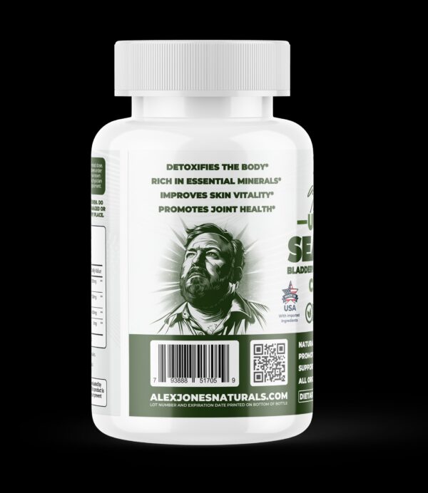 Alex Jones Ultimate Seamoss Capsules With Bladderwrack & Burdock Root - Image 2