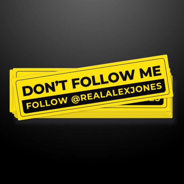 Don't Follow Me Bumper Sticker