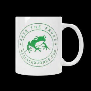 Alex Jones Save The Frogs Coffee Mug