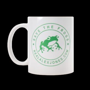 Alex Jones Save The Frogs Coffee Mug