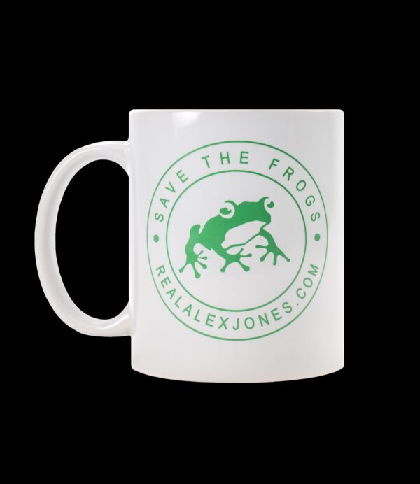Alex Jones Save The Frogs Coffee Mug